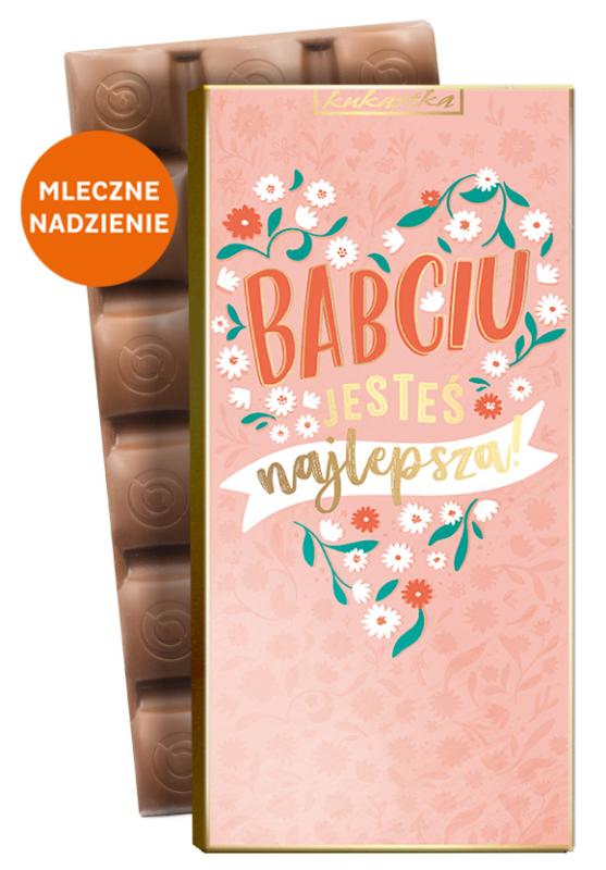 CZEKOLADY 100G KUKARTKA BABCIA I DZIADEK DiB