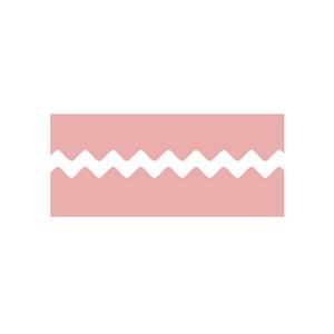 NOŻYCZKI DZIECIĘCE ZIG-ZAG 13,5