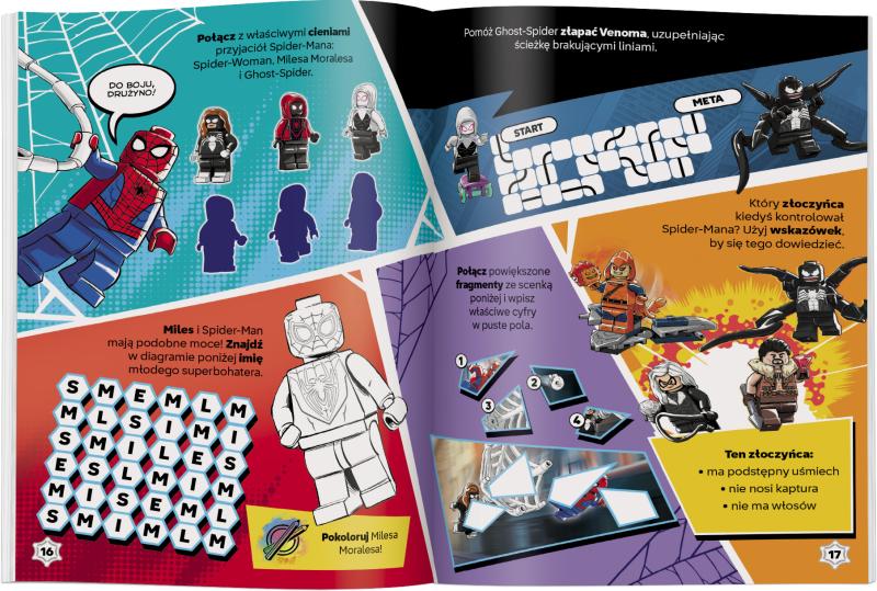 KSIĄŻECZKA LEGO SPIDER MAN SPIDER-MAN W AKCJI