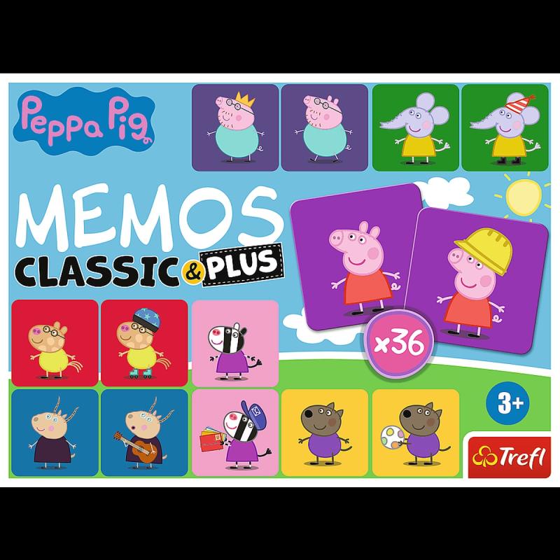 GRA TREFL MEMOS CLASSIC&PLUS ŚWINKA PEPPA