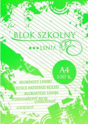 BLOK SZKOLNY W LINIE A4/100