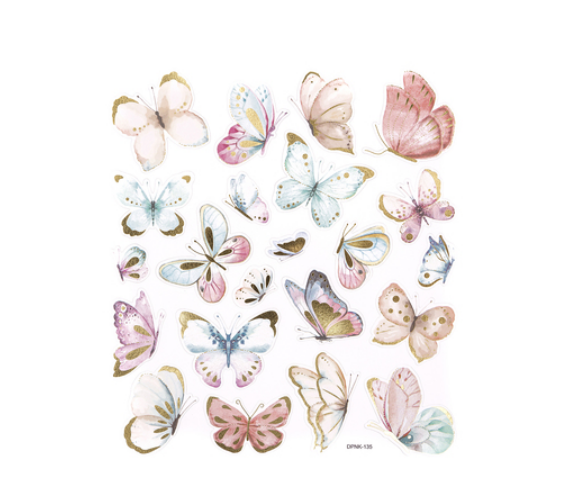 NAKLEJKI BOHO BUTTERFLIES 22SZT