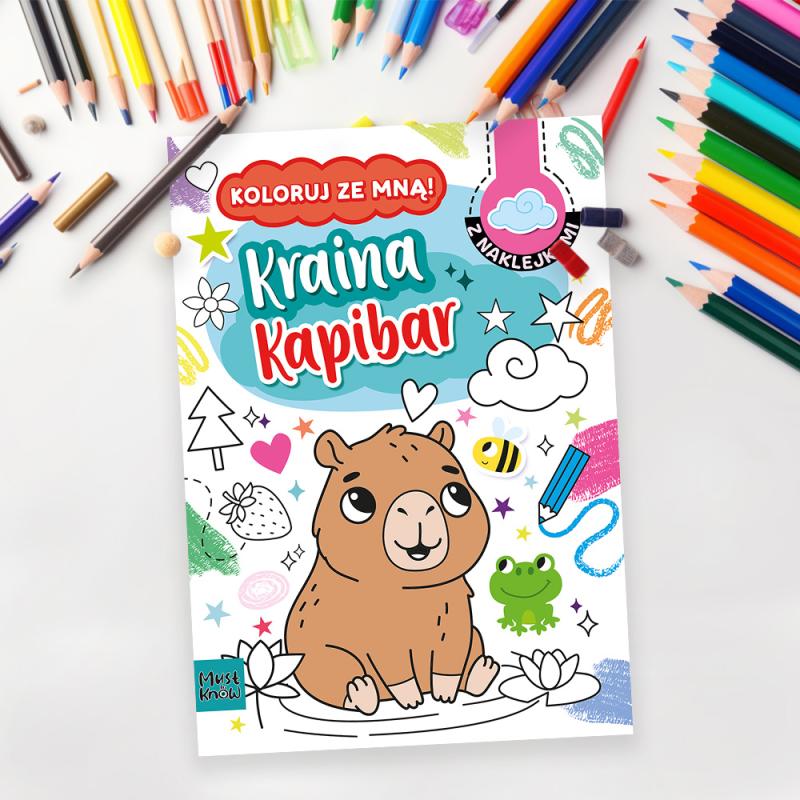 KOLOROWANKA A4 HENRY KOLORUJ ZE MNĄ KRAINA KAPIBAR