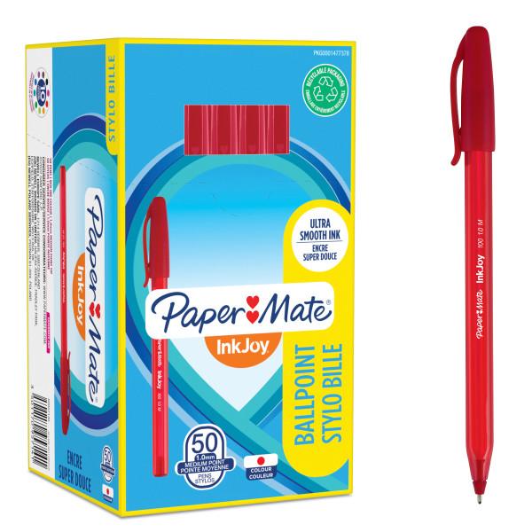 DŁUGOPIS PAPER INKJOY 100 Z ZAT.CZERW M