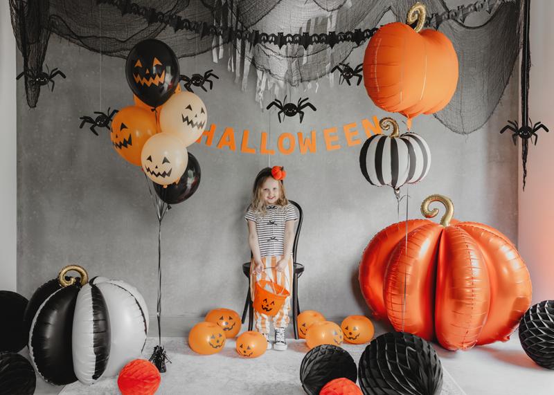 BALONY ŚWIECĄCE DYNIE 25CM