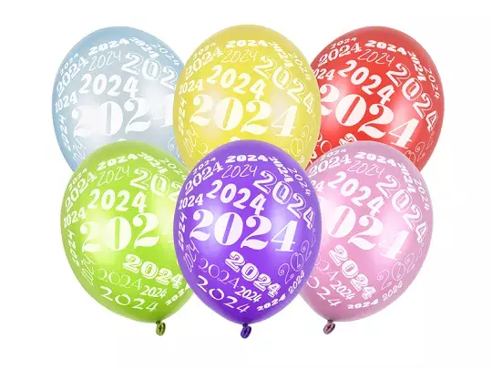 BALONY 30CM 2024 METALLIC MIX