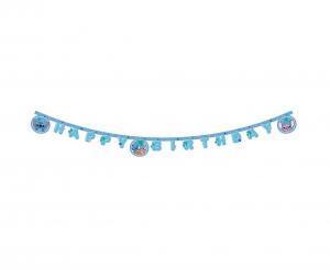 BANER STITCH & ANGEL DISNEY HAPPY BIRTHDAY