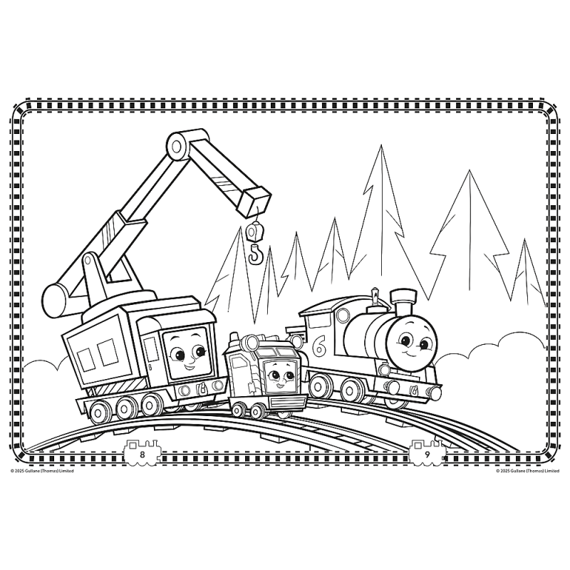 KSIĄŻECZKA TREFL THOMAS&FRIENDS KOLOROWANKA