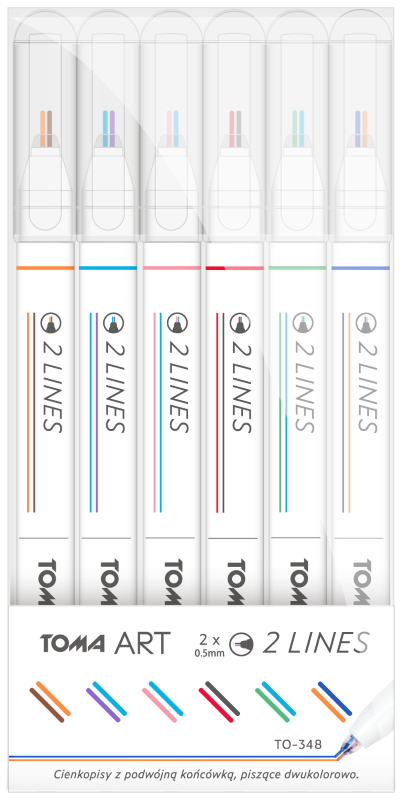 CIENKOPIS 2 LINES MIX/6