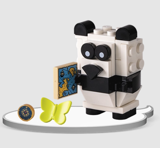 KSIĄŻECZKA LEGO MASTER BRAND. ZWIERZAKI SŁODZIAKI PANDA