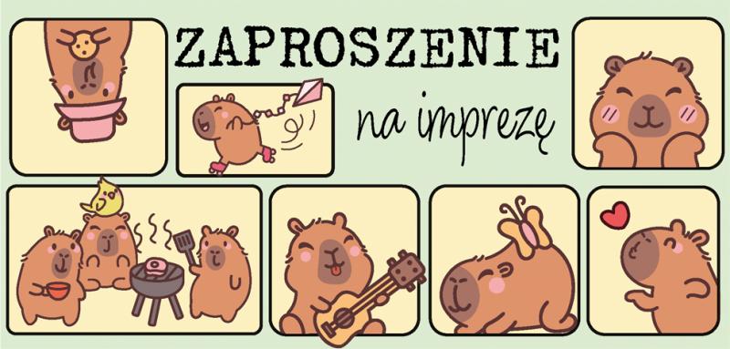 ZAPROSZENIE KAPIBARY Z INSTA
