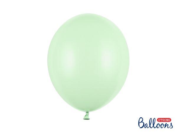 BALONY STRONG PASTEL PISTACJA 30CM A'50