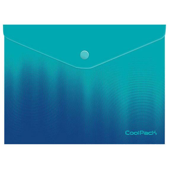 KOPERTA NA DOKUMENTY A4 CP GRADIENT- na zatrzask - OCEAN