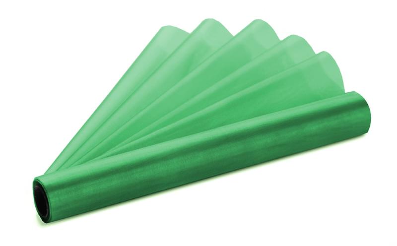 ORGANZA GŁADKA SZMARAGDOWA 0,36X9M