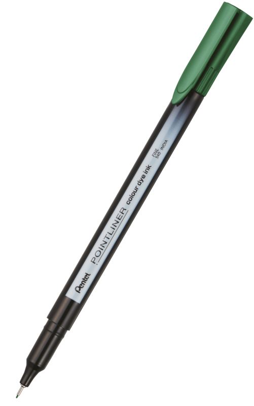 CIENKOPIS POINTLINER COLOURS D/ZIELONY