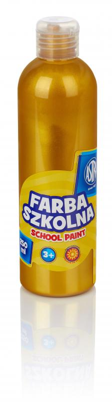 FARBA SZKOLNA ASTRA 250ML METAL ZŁOTA