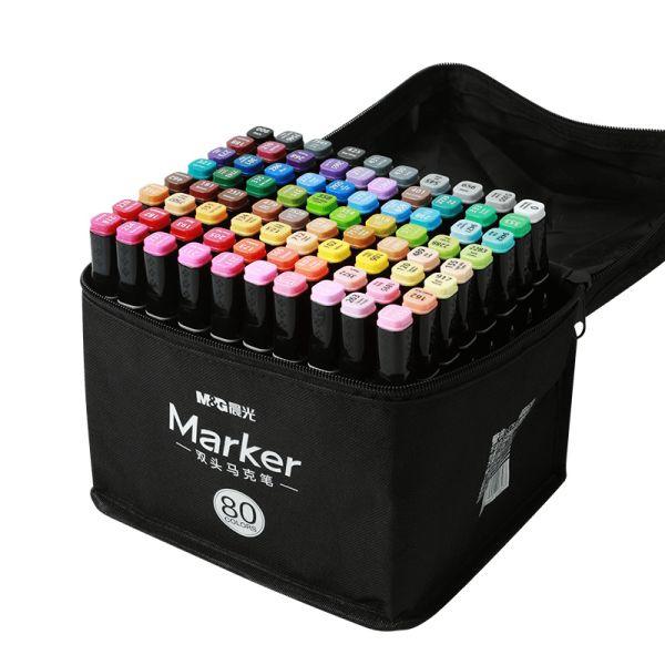 MARKER ARTYSTYCZNY ALKOHOLOWY DWUSTRONNY 3,2MM 6,2MM A80 MG