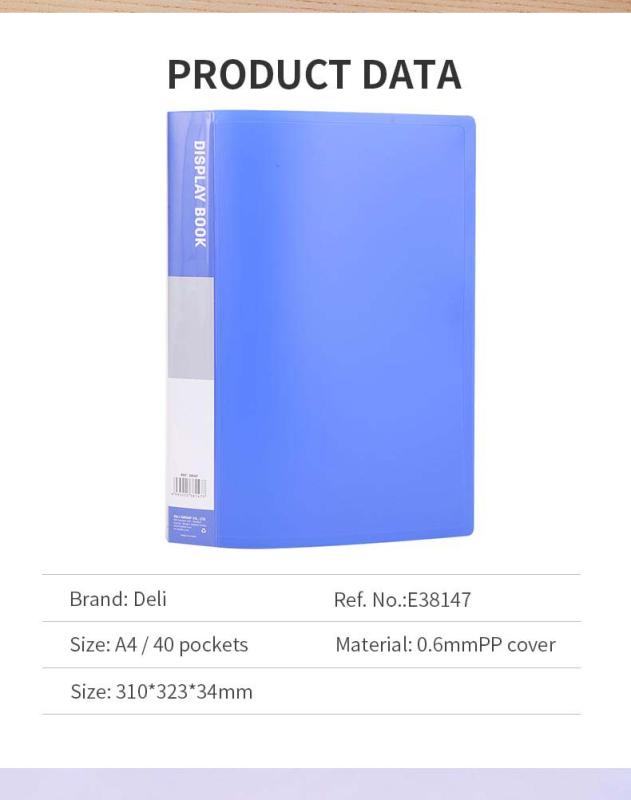 ALBUM OFERTOWY A4/40 KOSZULEK NIEBIESKI DELI