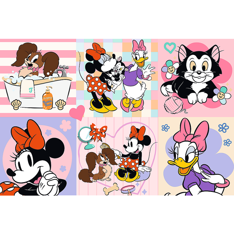 PUZZLE 160 TREFL KOLOROWY DZIEŃ MINNIE