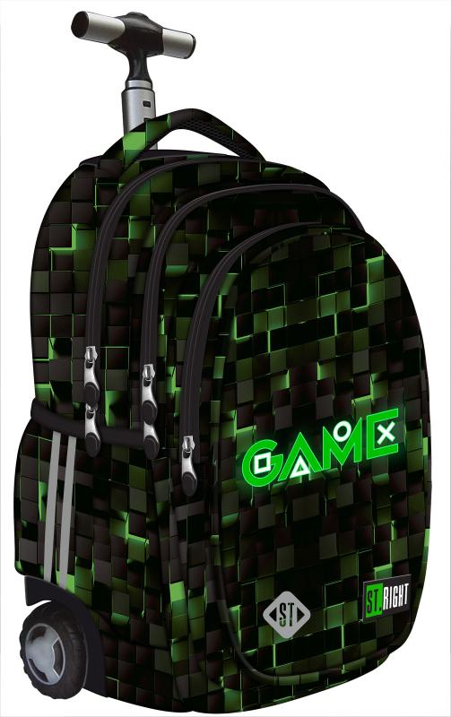 PLECAK NA KÓŁKACH GREEN GAME STRIGHT TB-01