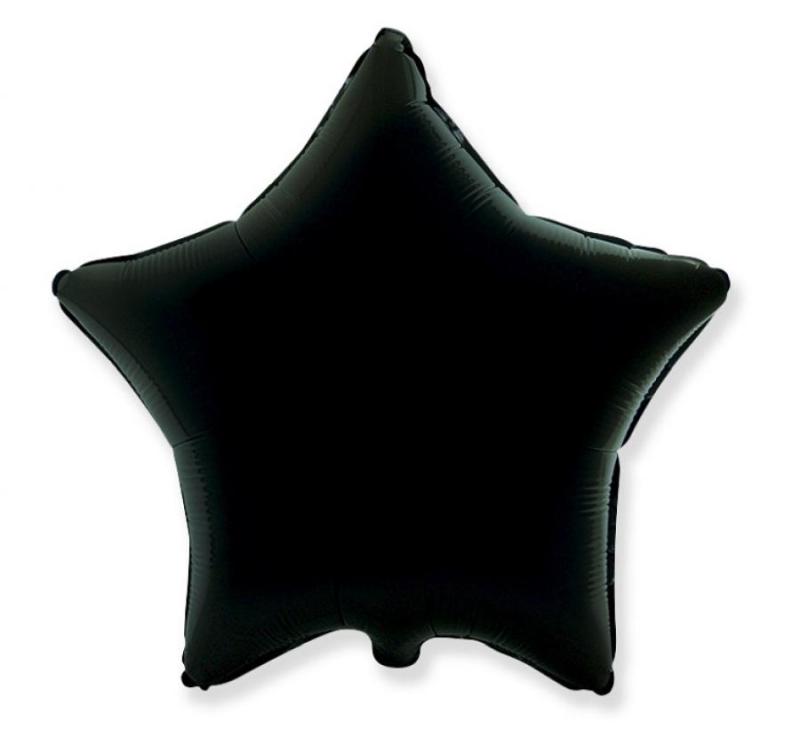 BALON FOLIOWY 18 FX GWIAZDA CZARNA