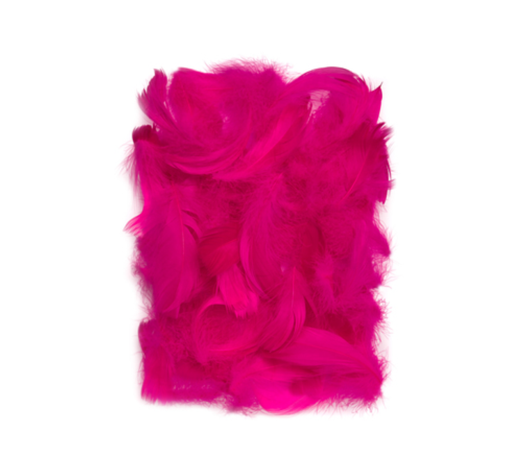 PIÓRKA 5-12CM DARK PINK 10 G