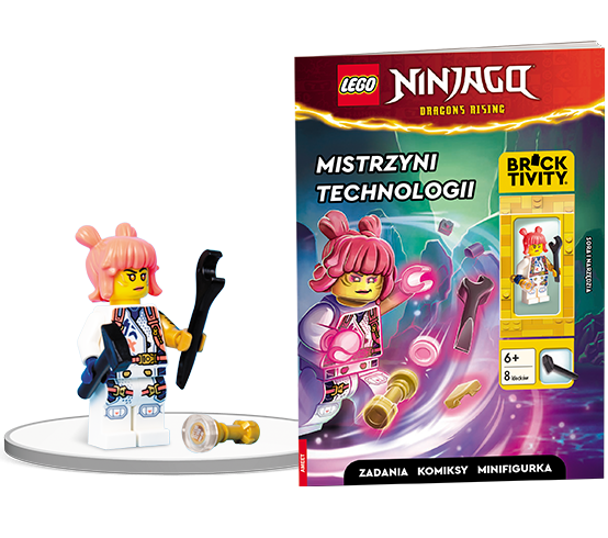 KSIĄŻECZKA LEGO NINJAGO. MISTRZYNI TECHNOLOGII
