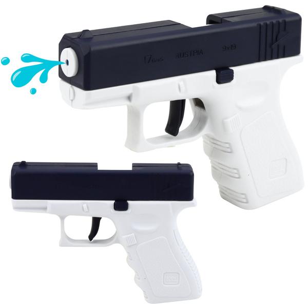 PISTOLET NA WODĘ MINI GLOCK BROŃ DLA DZIECI NIEBIESKI 13CM