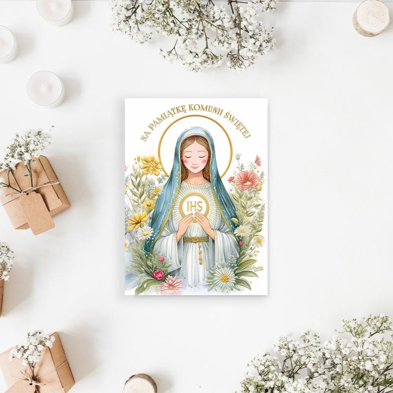 KARNET B6 KOMUNIA MARYJA