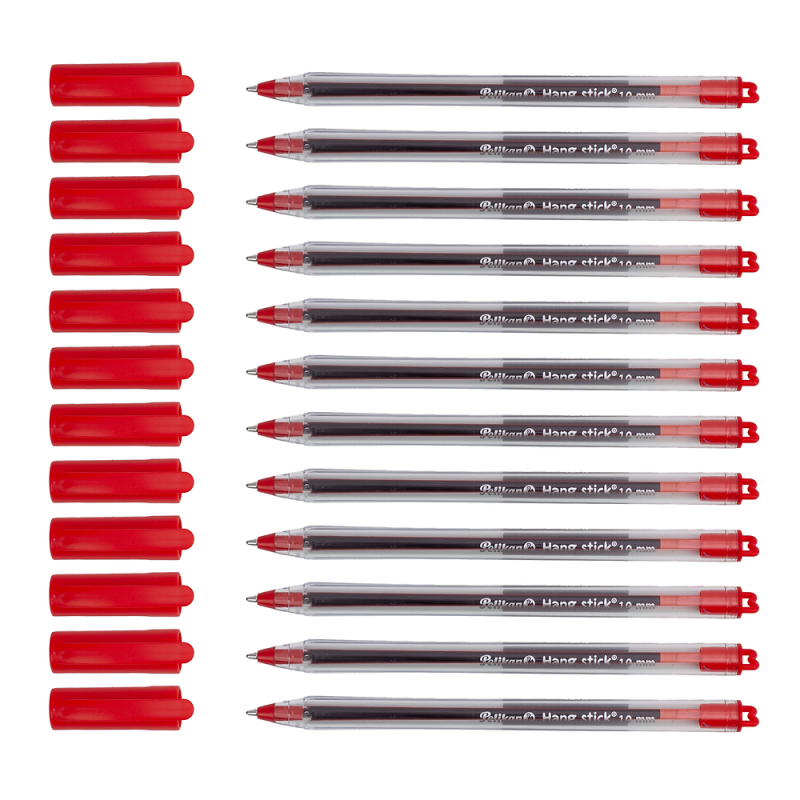 DŁUGOPIS PELIKAN HANG STICK K86 D CZERWONY