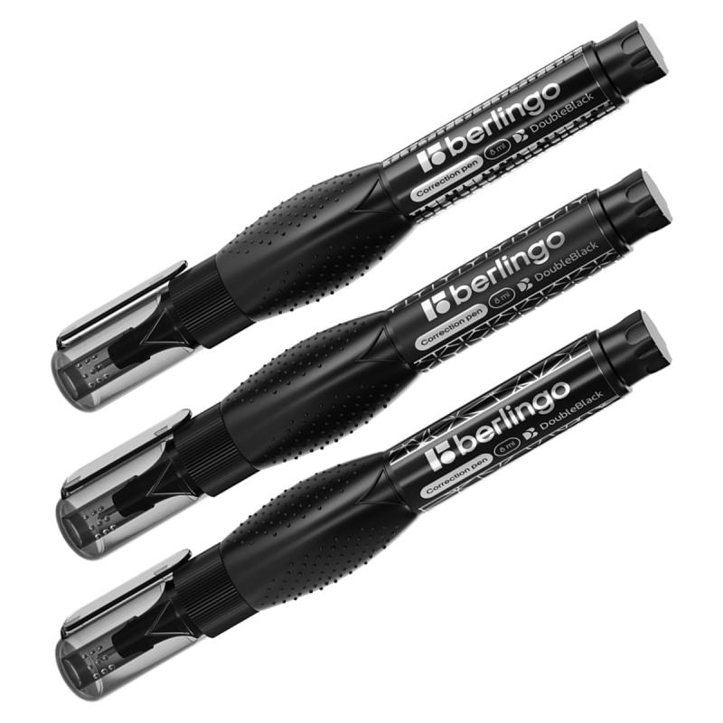 KOREKTOR W PIÓRZE BERLINGO 8ML DOUBLE BLACK A/12