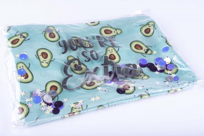 KOSMETYCZKA AVOCADO zielona