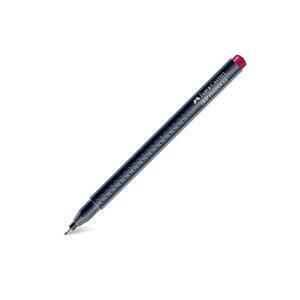 CIENKOPIS GRIP KARMINOWY FABER-CASTELL
