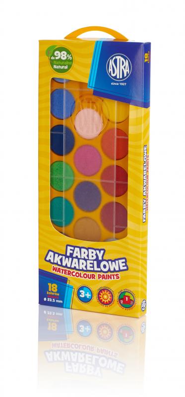 FARBY AKWARELOWE 18 ASTRA FI 23,5 PUD.