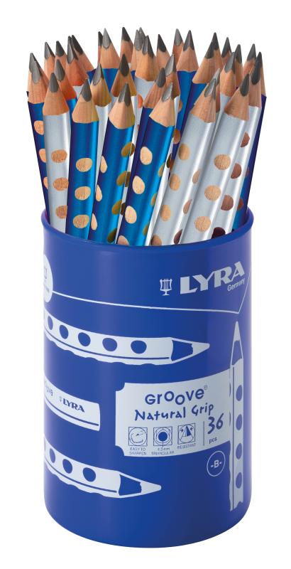 OŁÓWEK LYRA GROOVE JUMBO B KUBEK METAL MIX A36