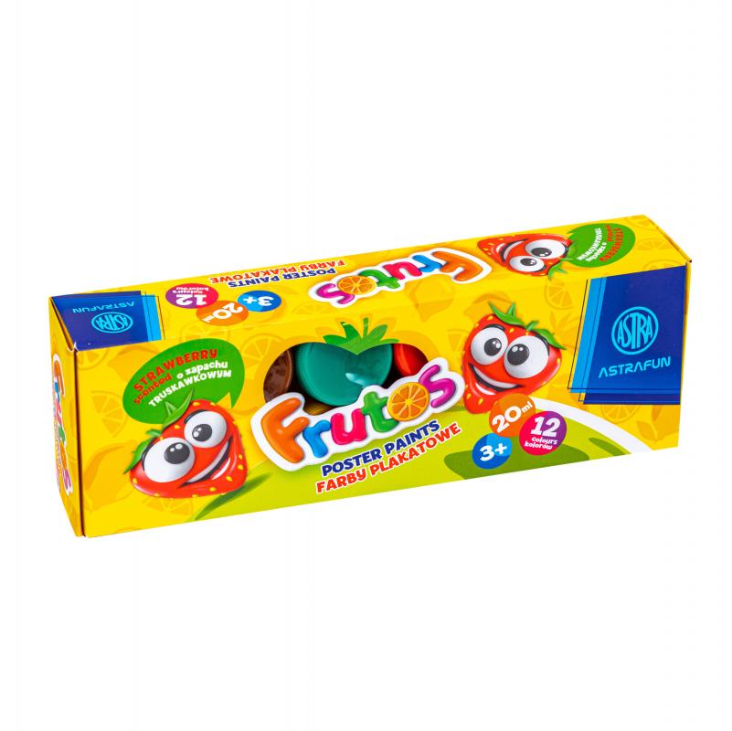 FARBY PLAKATOWE 12/20ML ASTRAFUN ZAPACHOWE FRUTOS STANDARD BOX