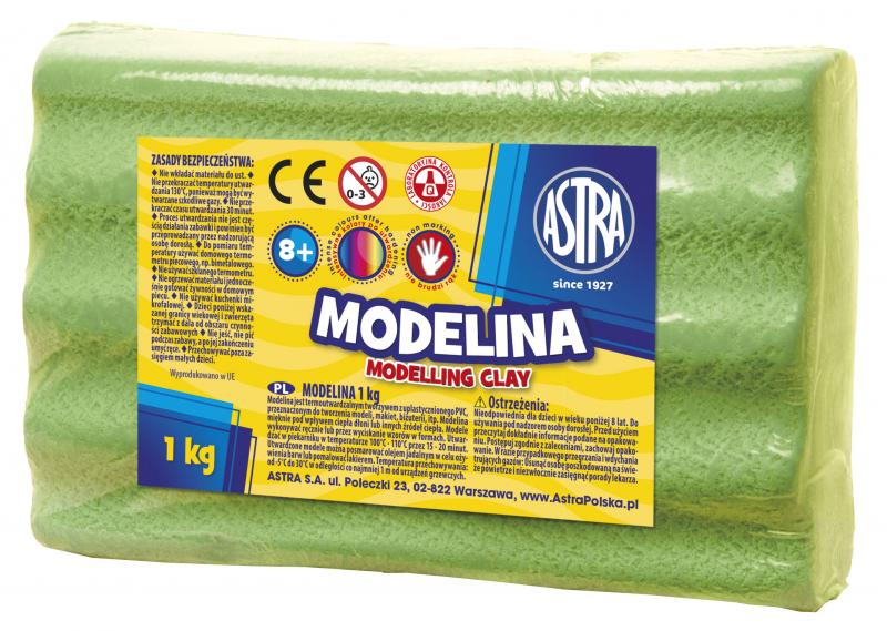 MODELINA 1KG ASTRA ZIELONA JASNA