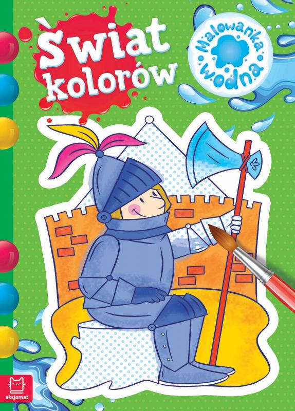 KSIĄŻECZKA MALOWANKA WODNA.ŚWIAT KOLORÓW