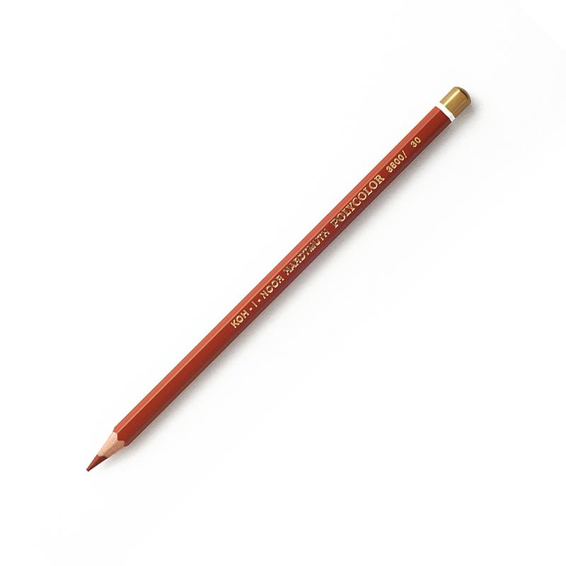 KREDKA KOHINOR POLYCOLOR 3800/30 REDDISH BROWN