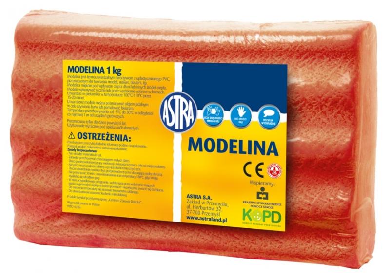 MODELINA 1 KG ASTRA CZERWONA