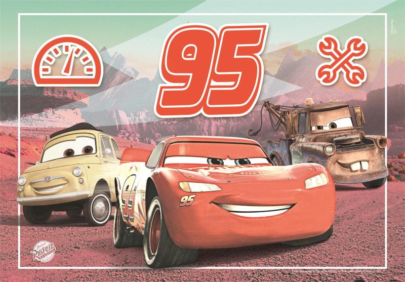PUZZLE 60 SUPER KOLOR CARS PIXAR