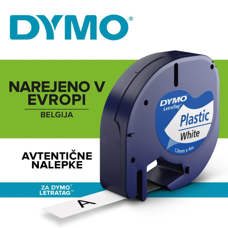TAŚMA LT 12X4 PLASTIK.BIAŁ