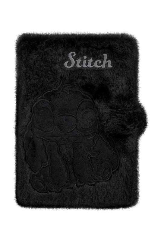 NOTES A5 /80 ZAPIĘCIE STITCH BLACK DISNEY FLUFFY