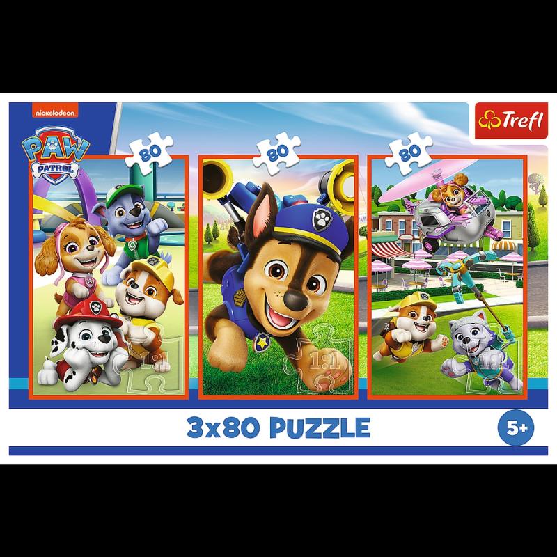 PUZZLE 3X80 TREFL PSIA ZGRAJA PSI PSI PATROL