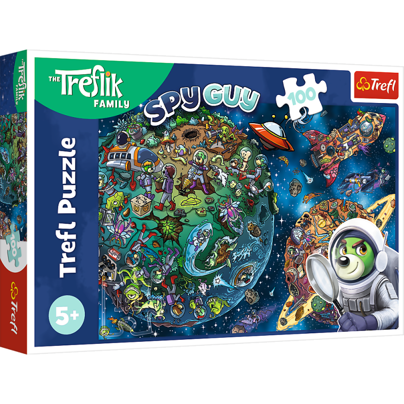 PUZZLE 100 TREFL TREFLIKI W KOSMOSIE
