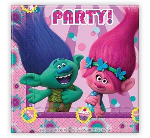 SERWETKI 33*33 TROLLS 20SZT