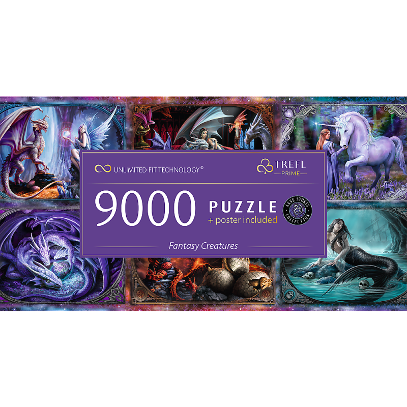 PUZZLE 9000 TREFL FANTASTYCZNE STWORZENIA