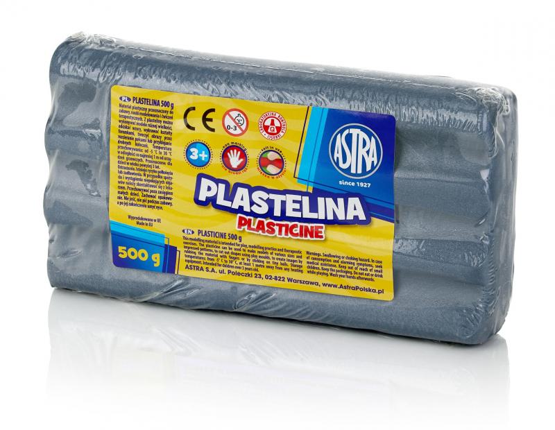 PLASTELINA MET. 500G ASTRA SREBRNA