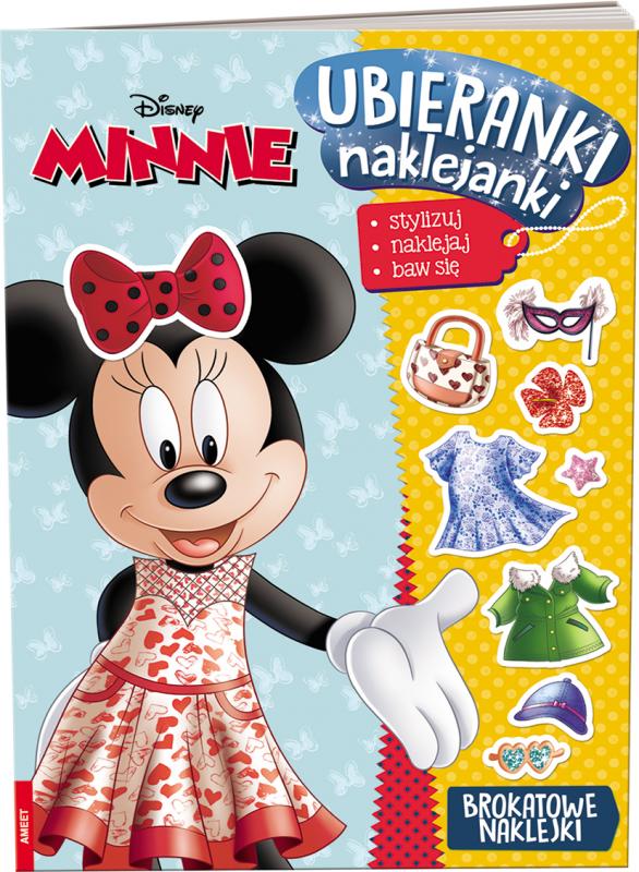 KSIĄŻECZKA MINNIE.UBIERANKI NAKLEJANKI