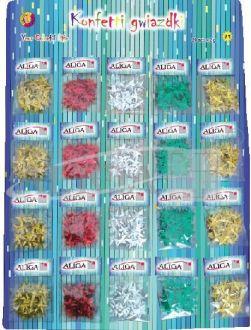 KONFETTI GWIAZDKI 20SZTX2G MIX KOLO #ŚWIĘTA